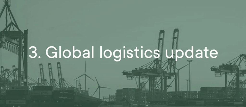 Heading - 3. Global logistics update